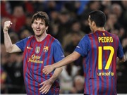Bóng đá anh, ngoại hạng anh, lịch thi đấu euro 2012, Barcelona 7-1 Bayer Leverkusen: Barca "đá tập", Messi ghi 5 bàn 